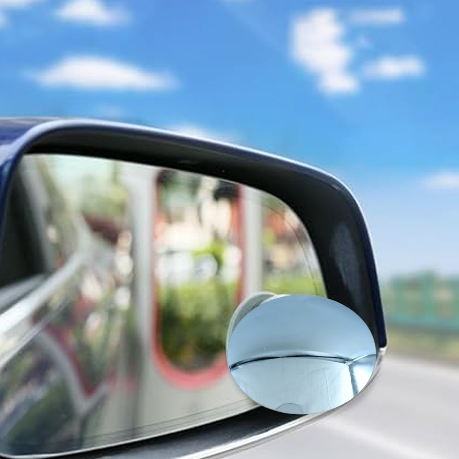 hd glass blind spot side mirror round car safety pack of 2