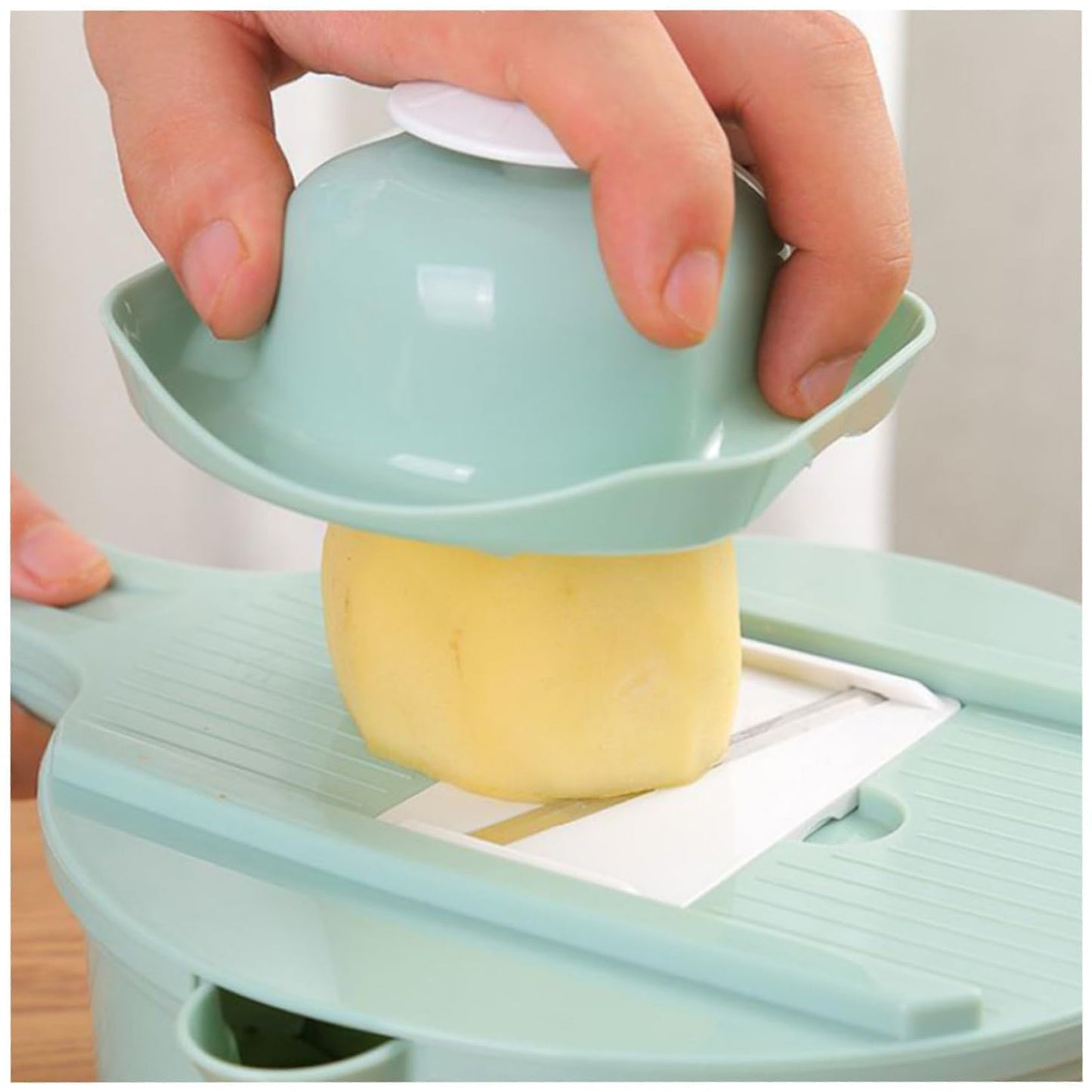 vegetable slicer set 26 cm plastic steel kitchen prep