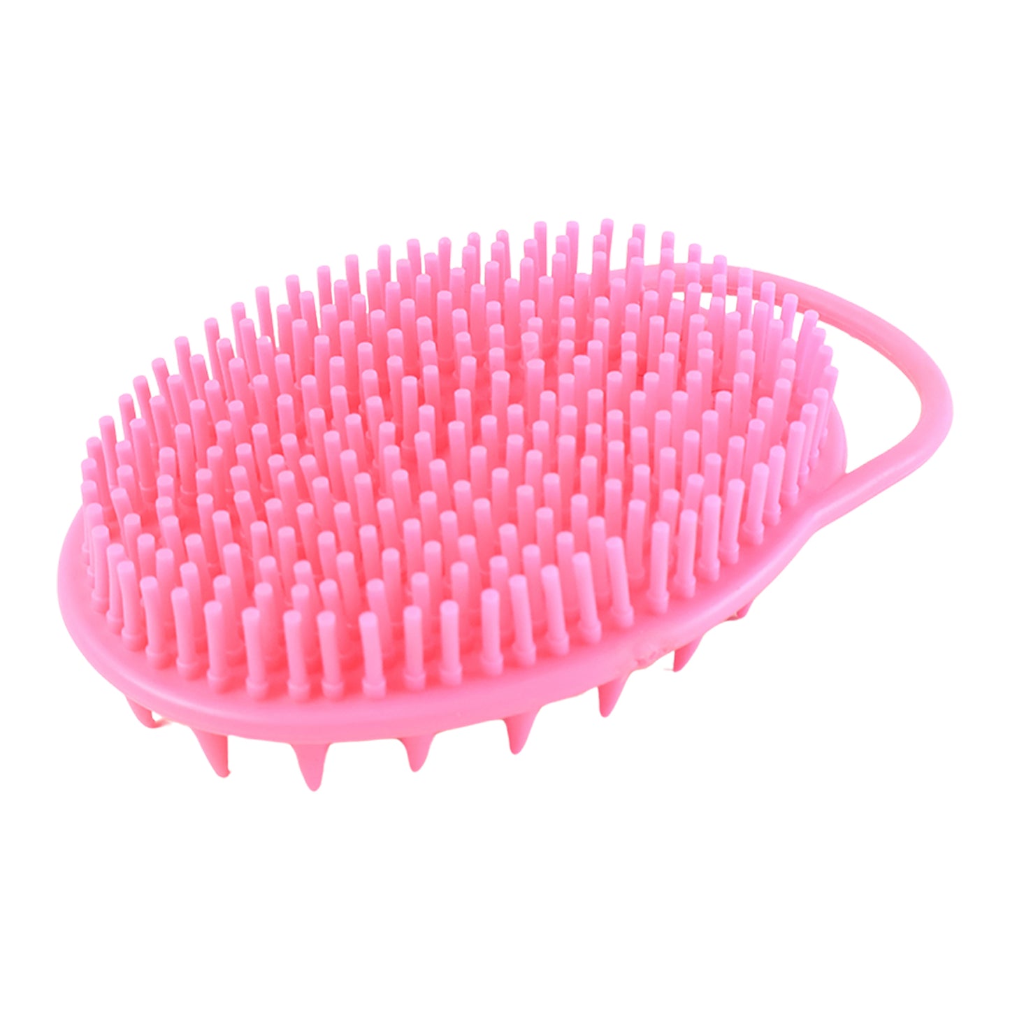 2-in-1 Silicone Soft Bristle Bath Brush