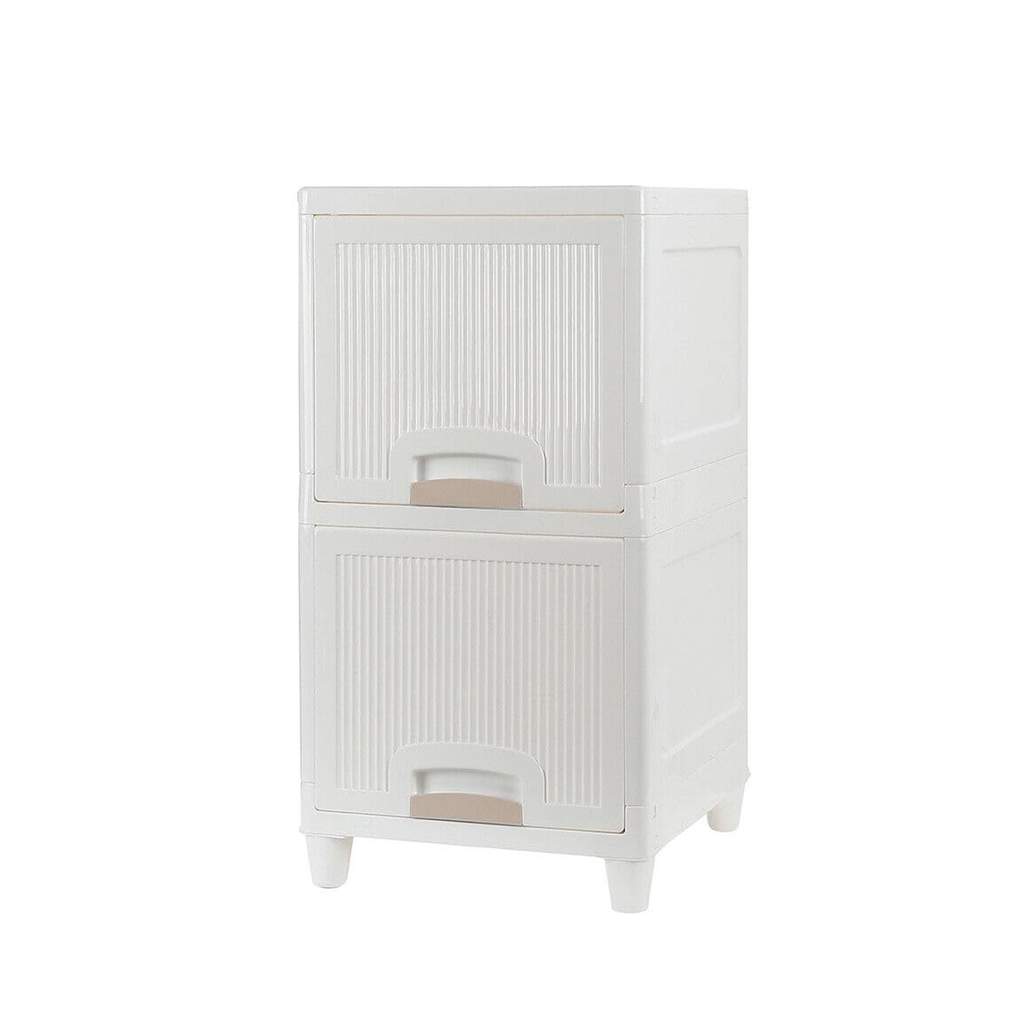 multipurpose storage cabinet with plastic drawers 41 cm pack of 2 layers
