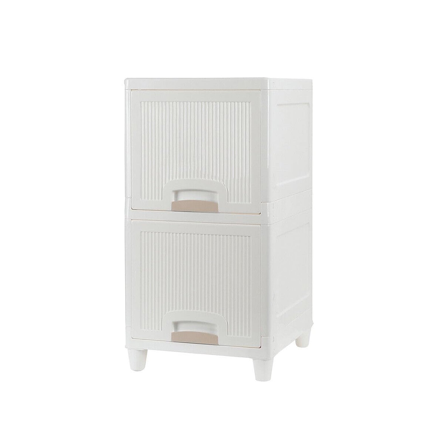 multipurpose storage cabinet with plastic drawers 41 cm pack of 2 layers