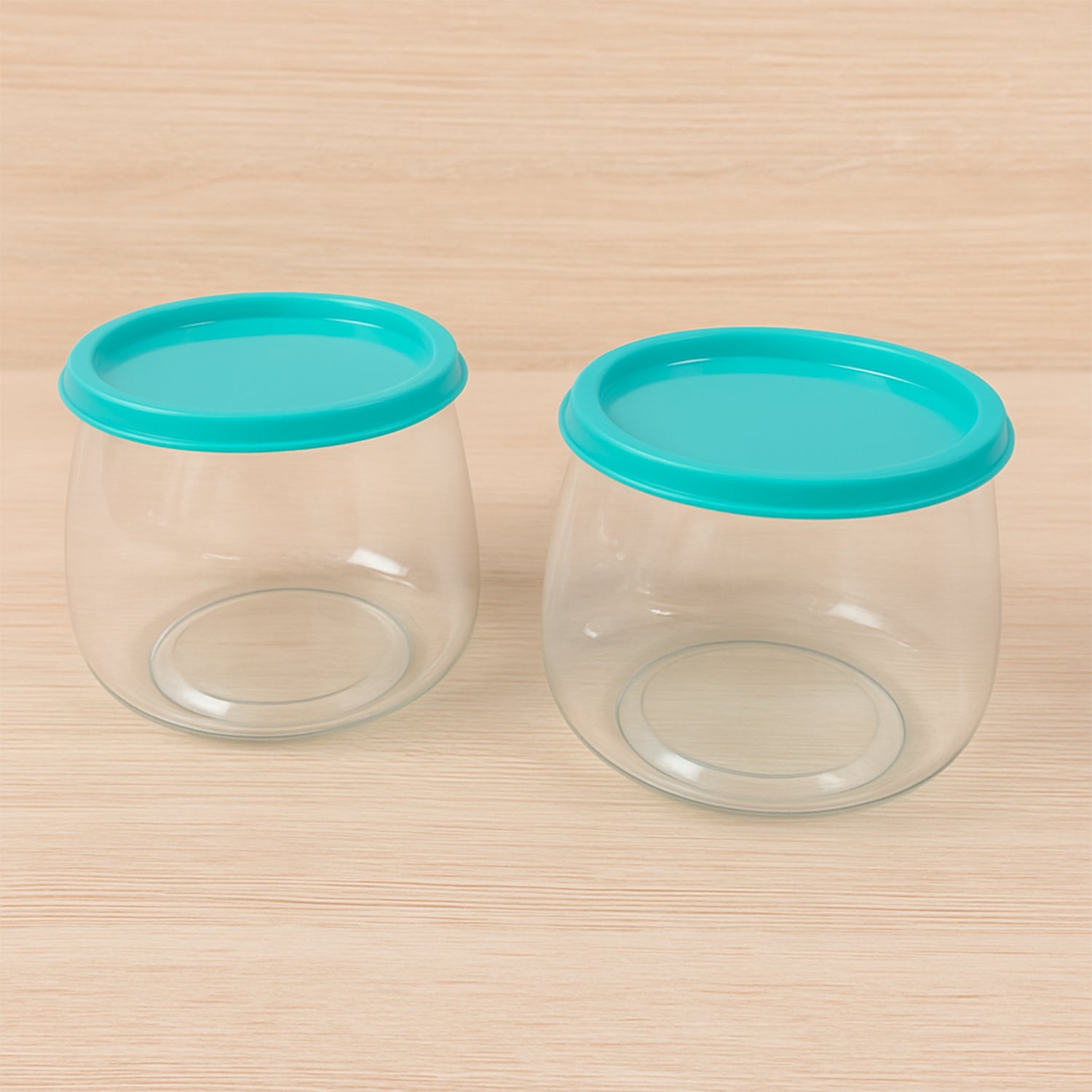 airtight storage containers 900 ml plastic pack of 2
