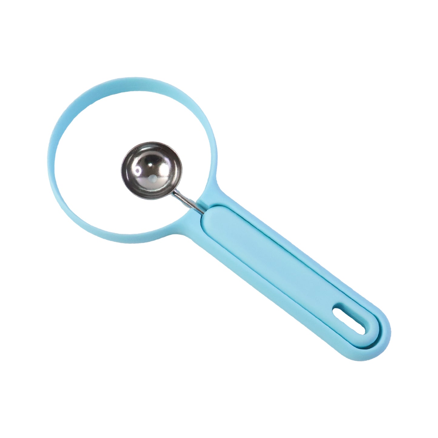 multi-function melon baller and fruit cutter set stainless steel and silicone