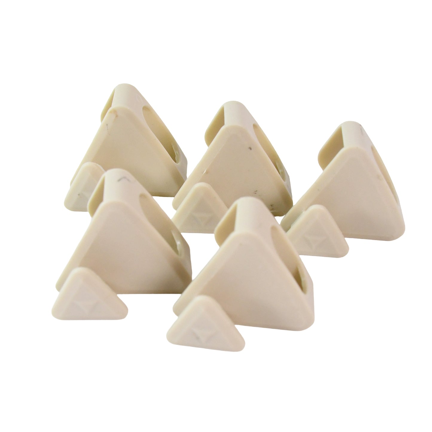 triangle hanger connector hooks plastic pack of 5