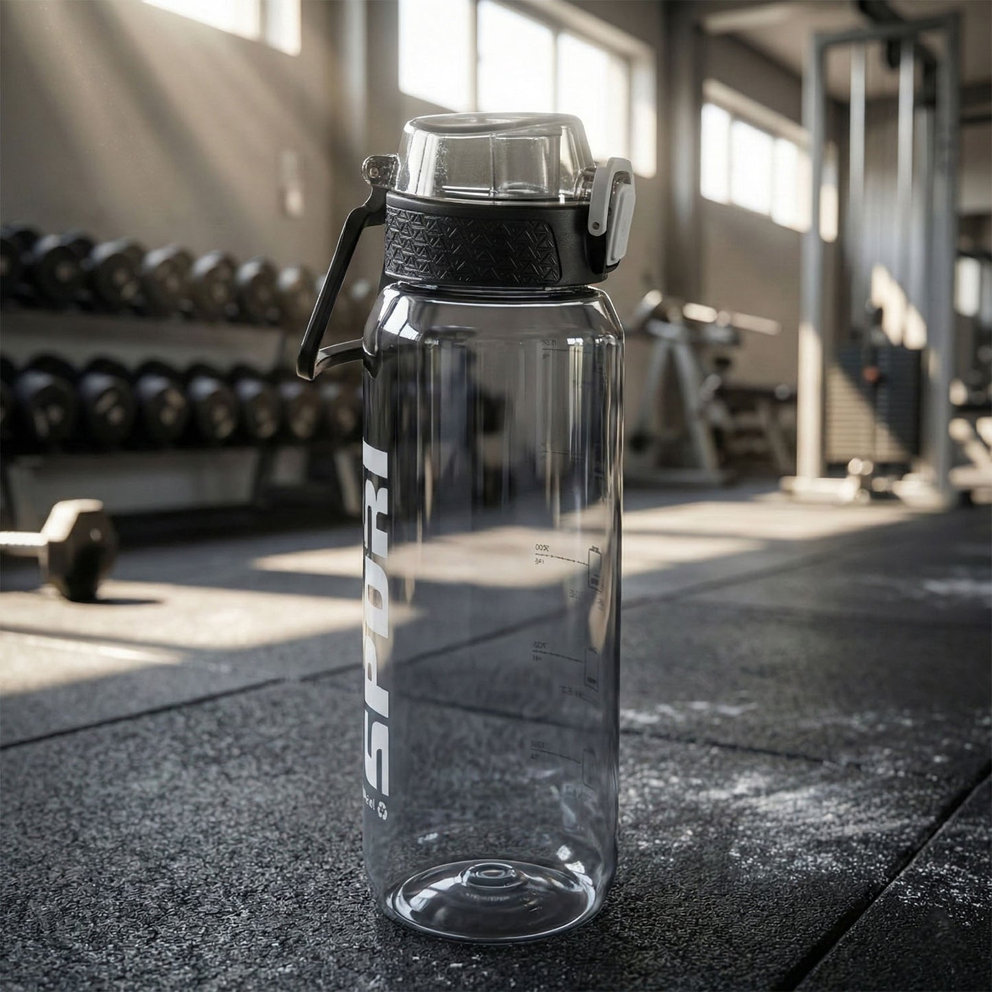 1000 Ml Leakproof Sports Water Bottle (1 Pc)