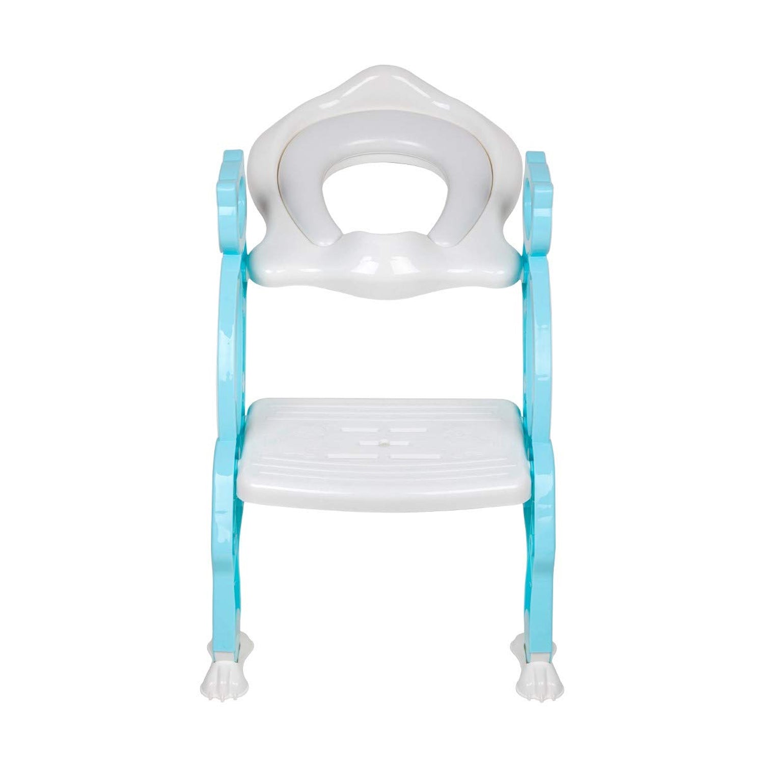 pp plastic potty training toilet seat with step stool ladder for kids pack of 1