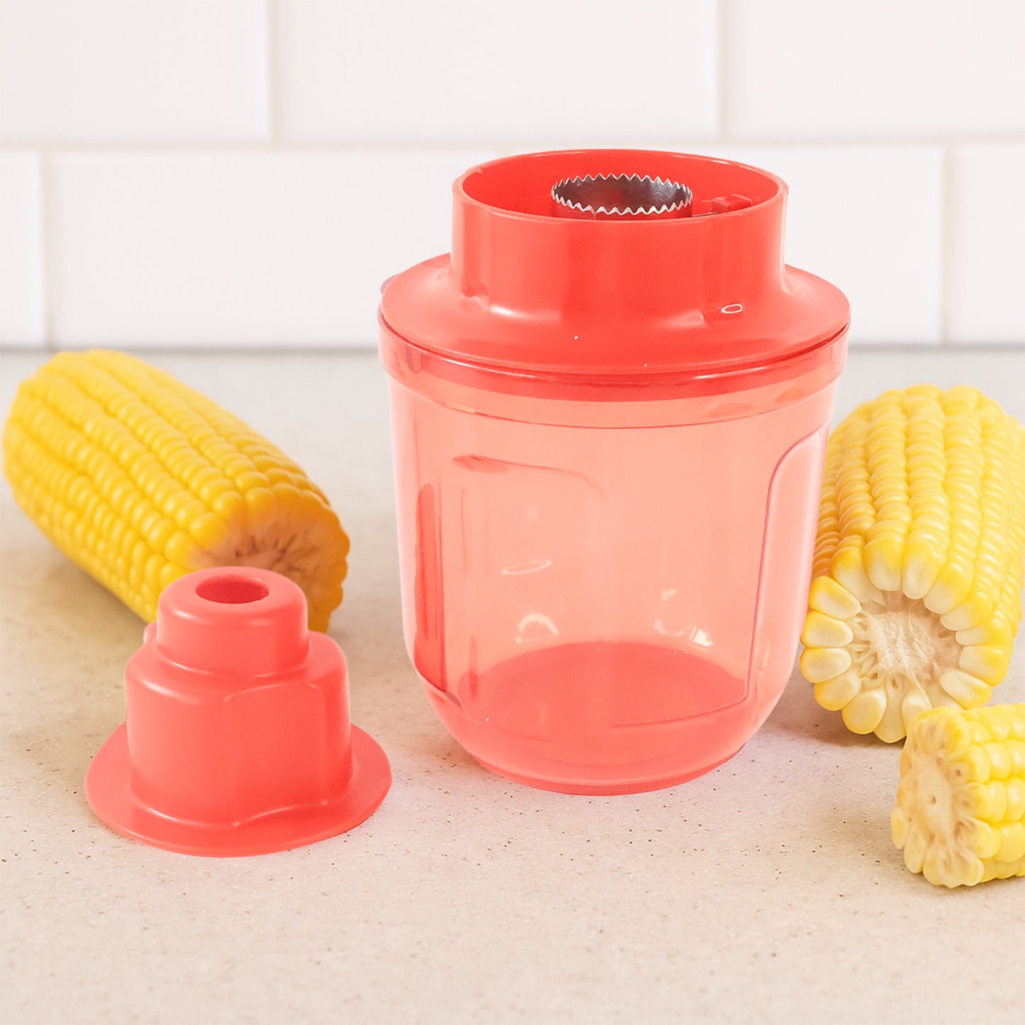 manual juicer with corn cutter 800ml capacity kitchen tool
