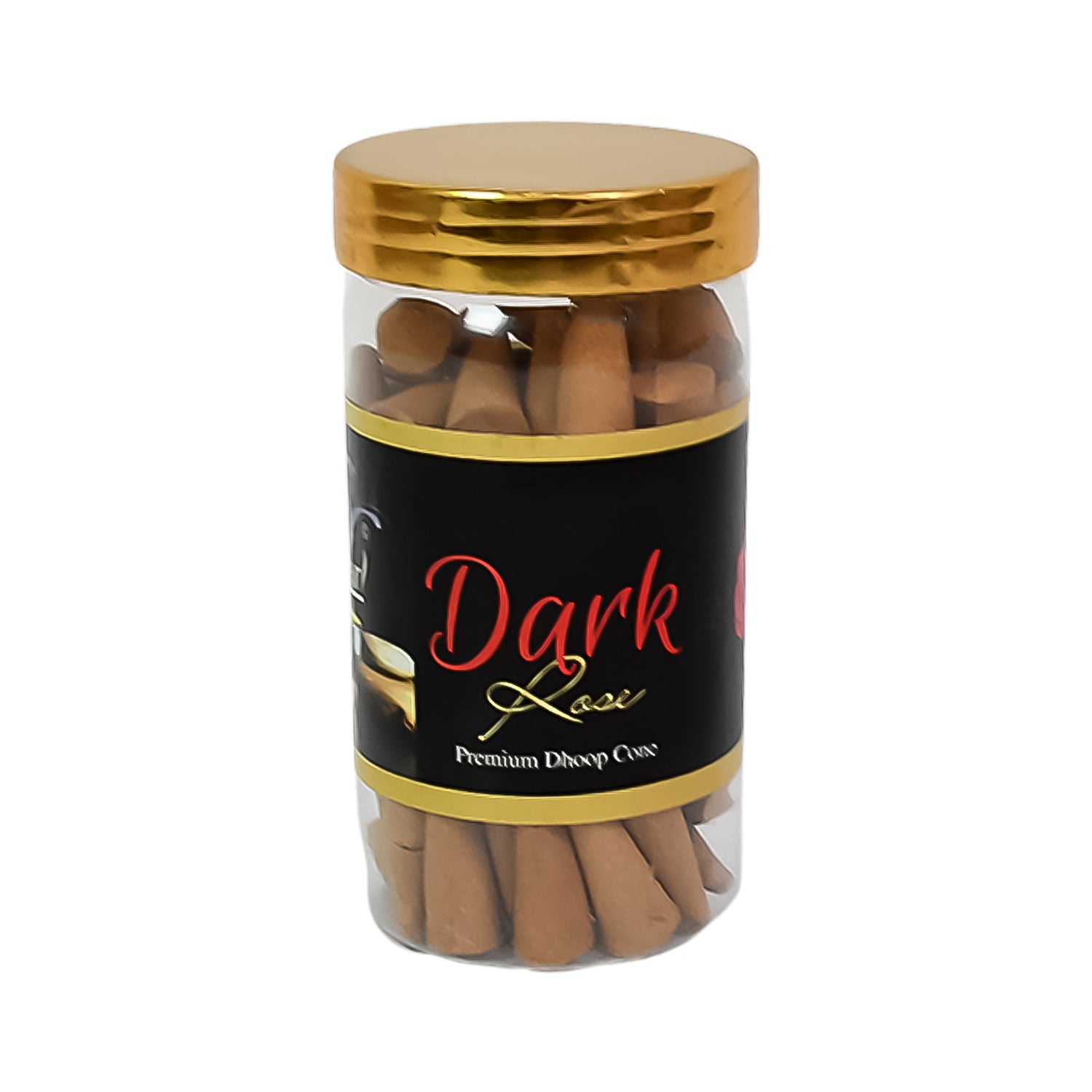 natural dark rose incense dhoop cones 120 gm pack of 1