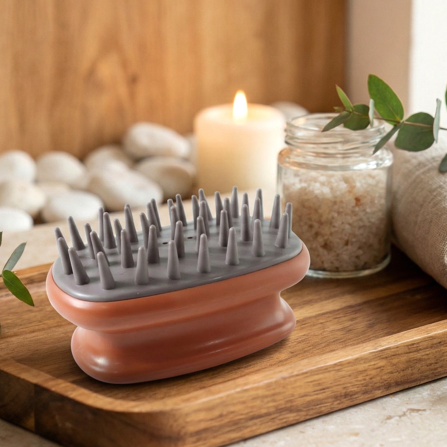 soft flexible bristles scalp massage shampoo brush 16 cm pack of 1