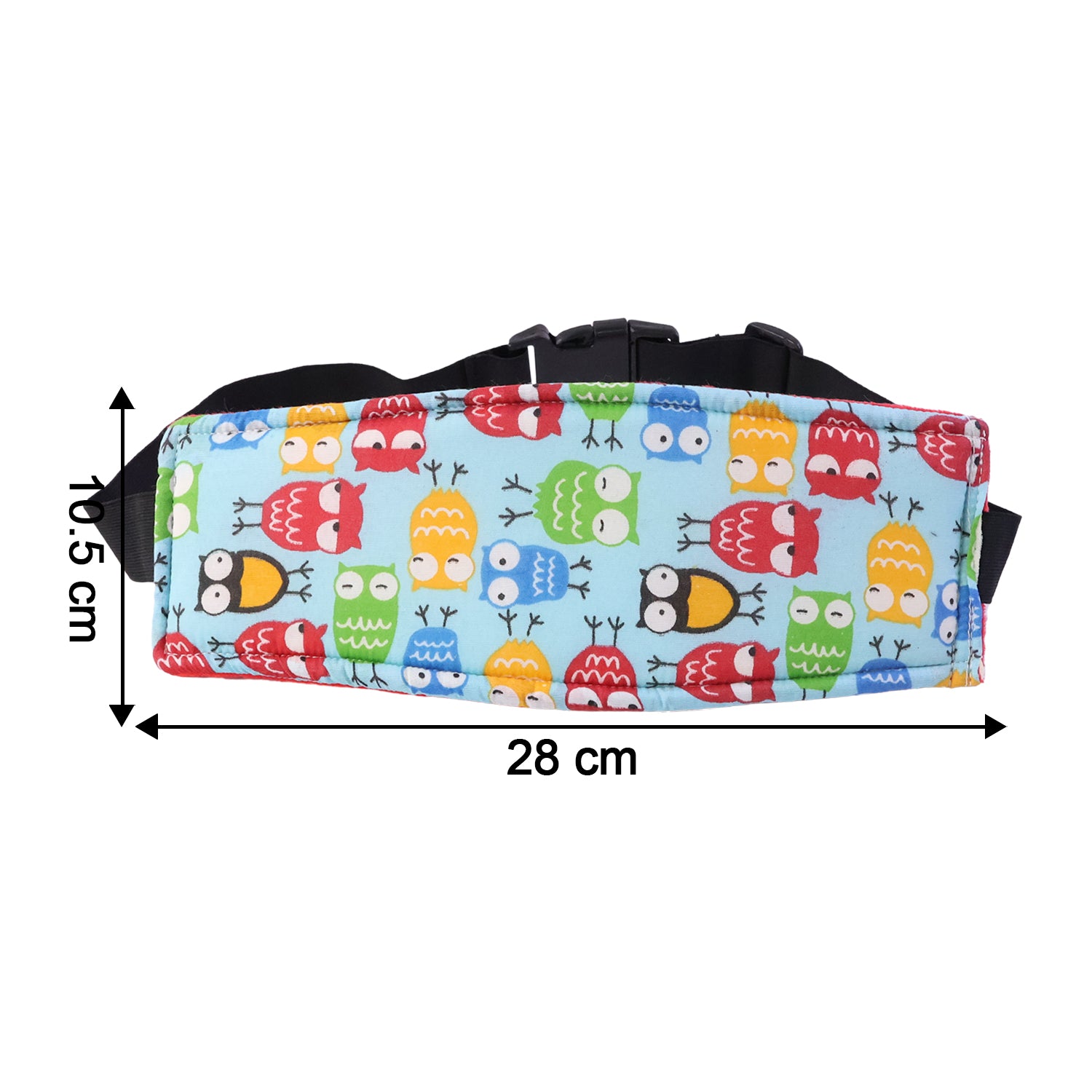 soft padded adjustable baby car seat head support strap pack of 1