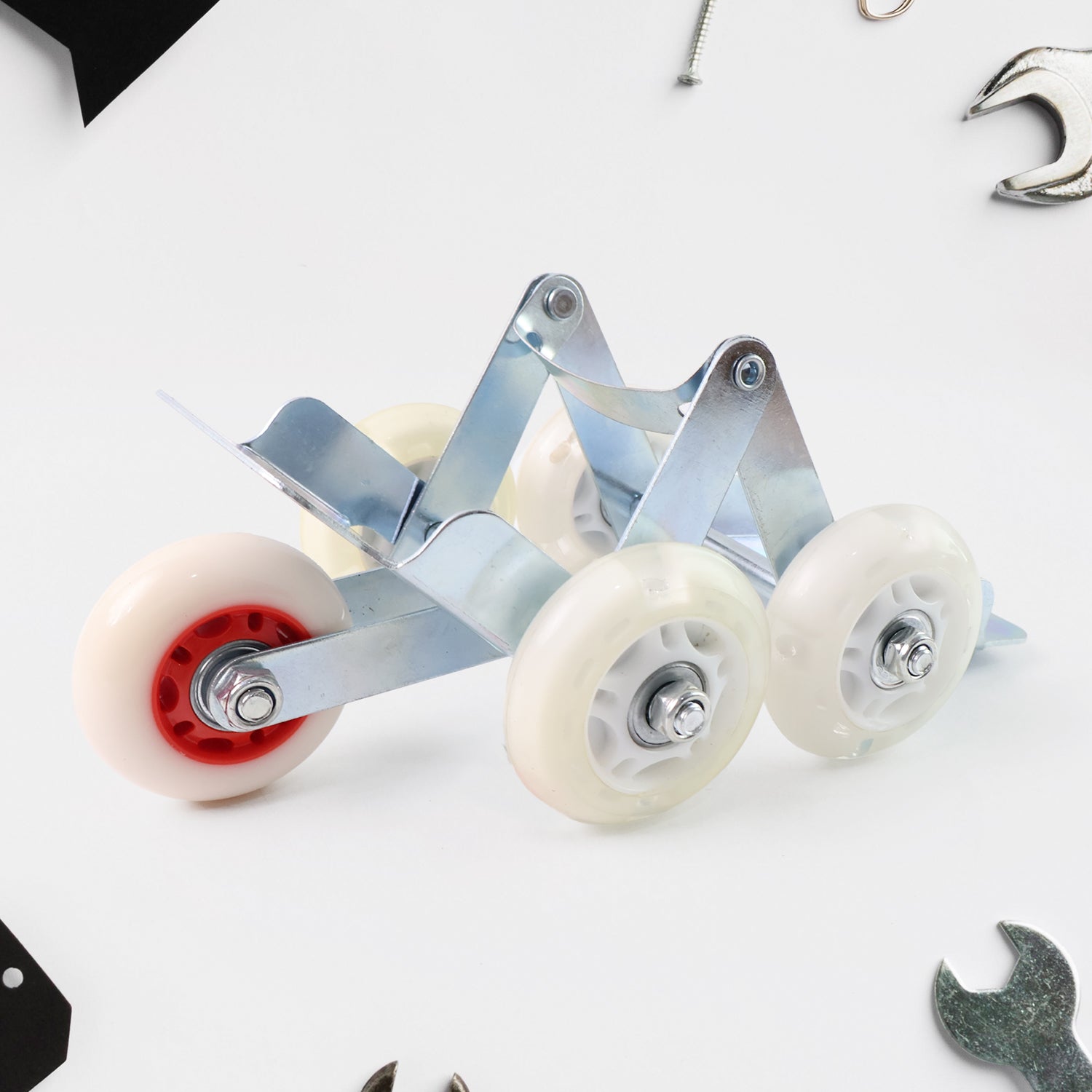 metal frame motorcycle front wheel parking roller stand pack of 1