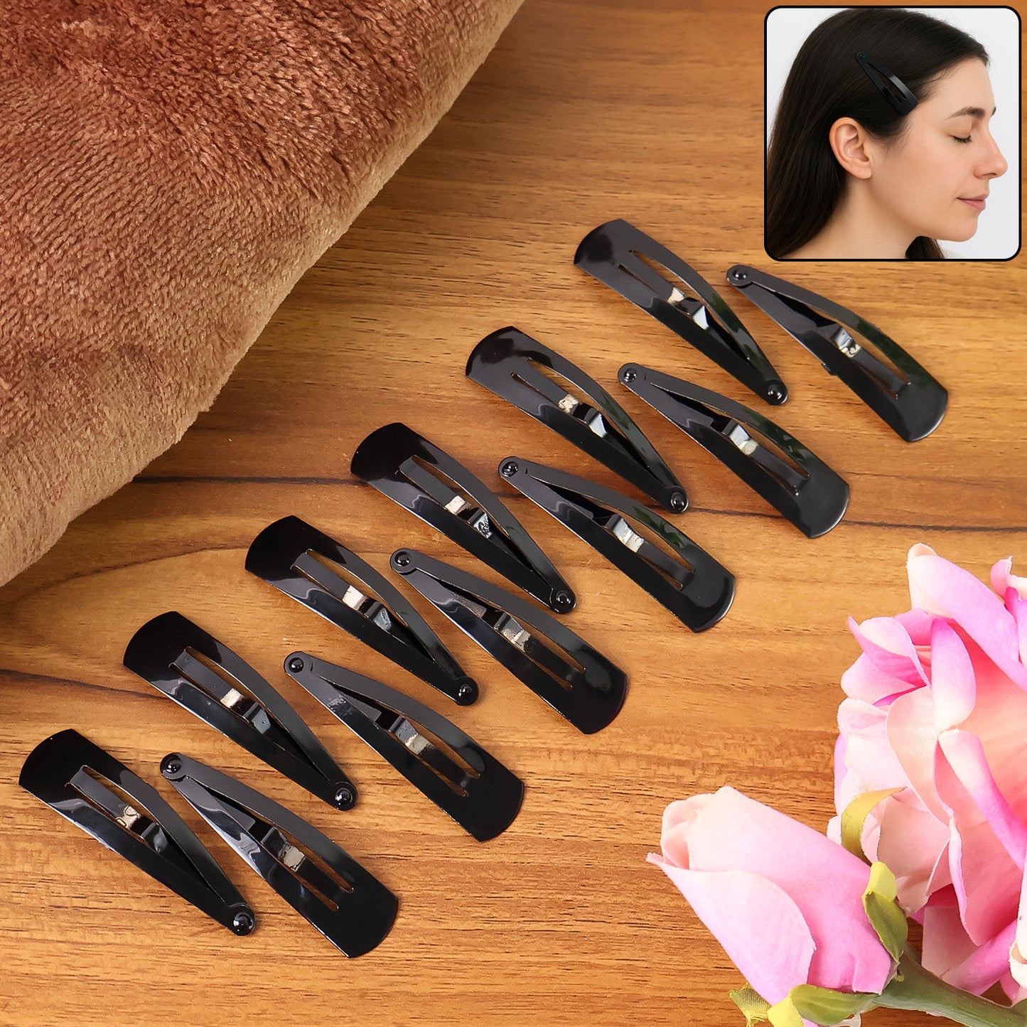 metal hair clips durable metal pack of 12