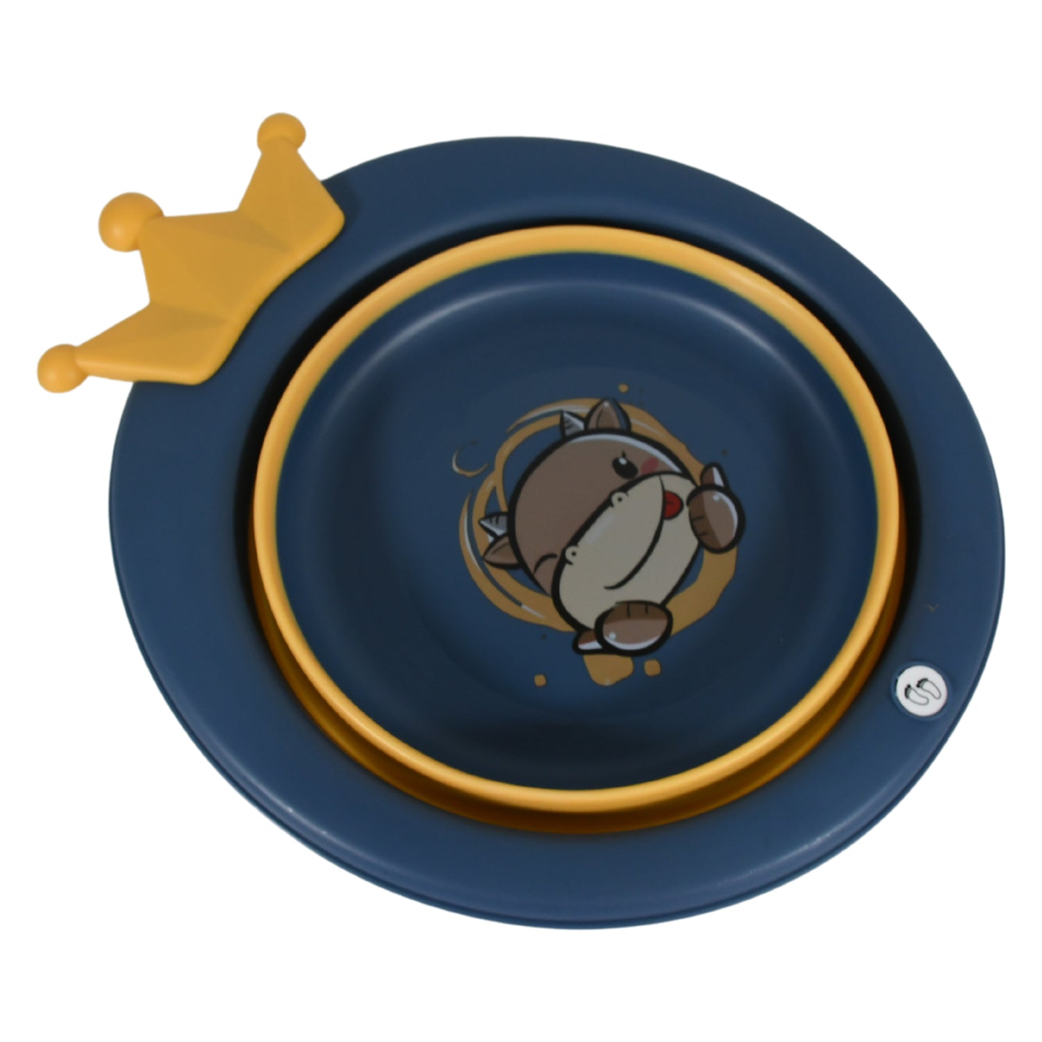 durable eco-friendly plastic foldable wash basin 33x31 cm pack of 1