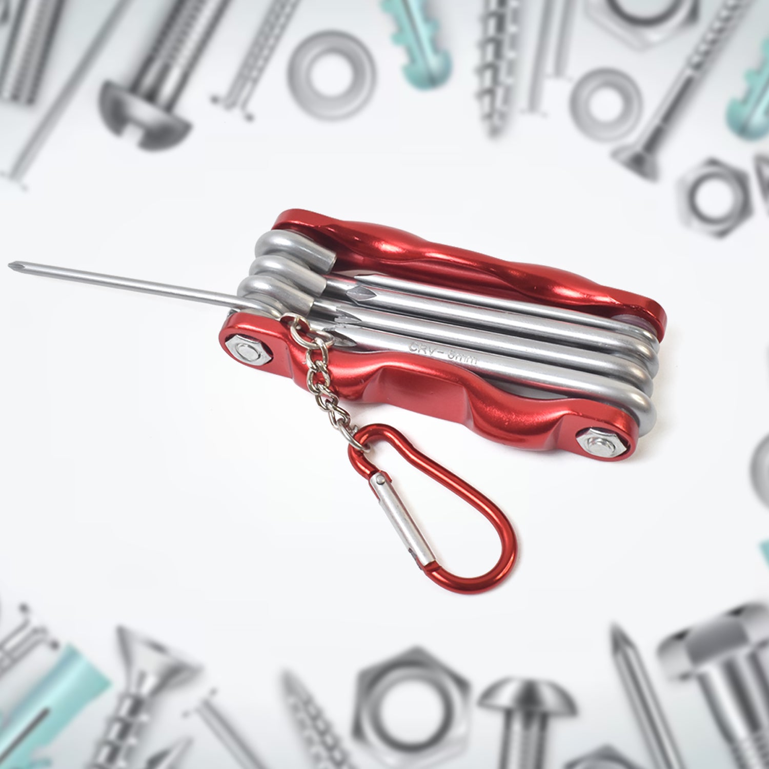 alloy steel multifunctional 8 in 1 cycling bike repair tool set pack of 1