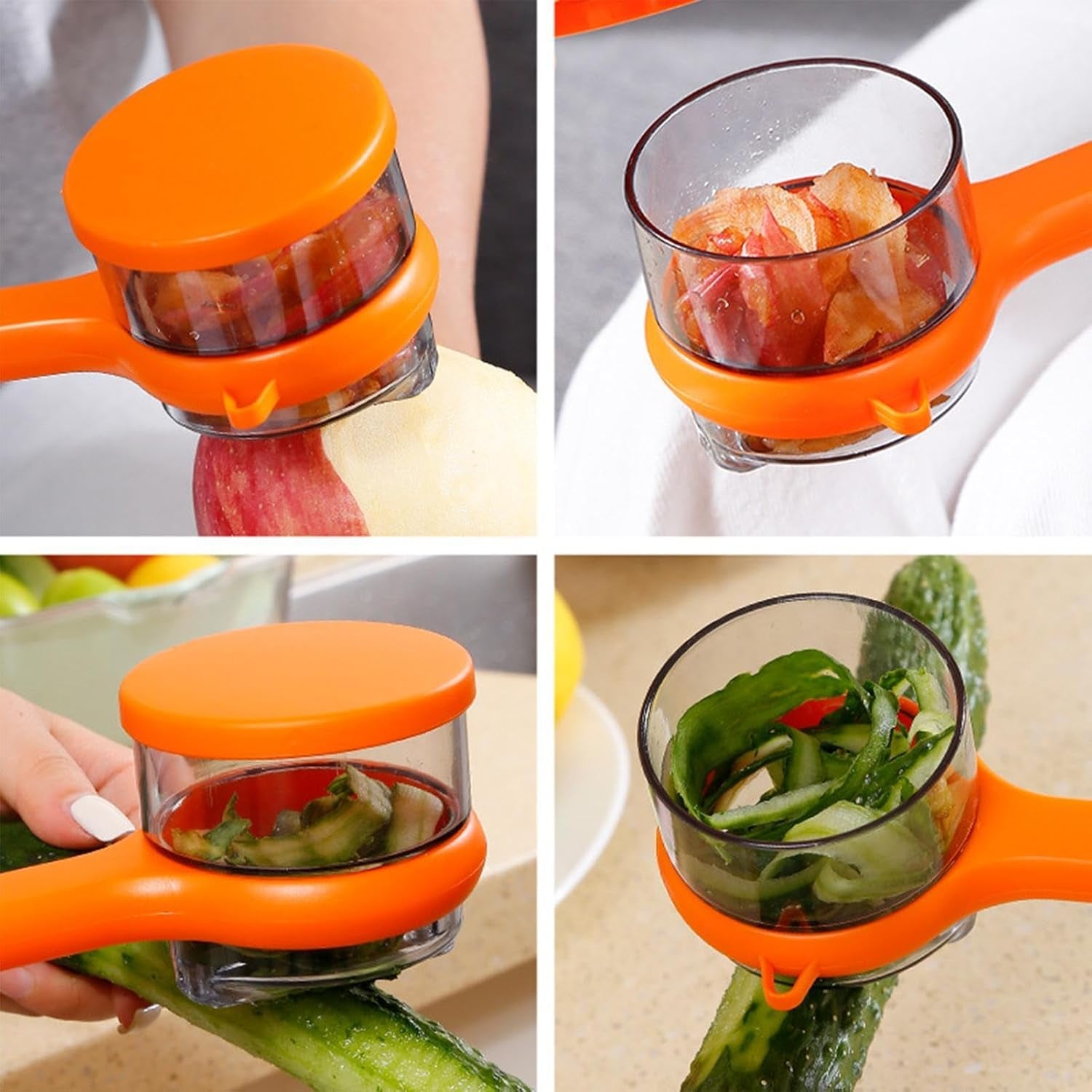 peeler with container 20 cm for kitchen use