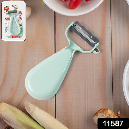 multipurpose ginger peeler with stainless steel blade 20 cm
