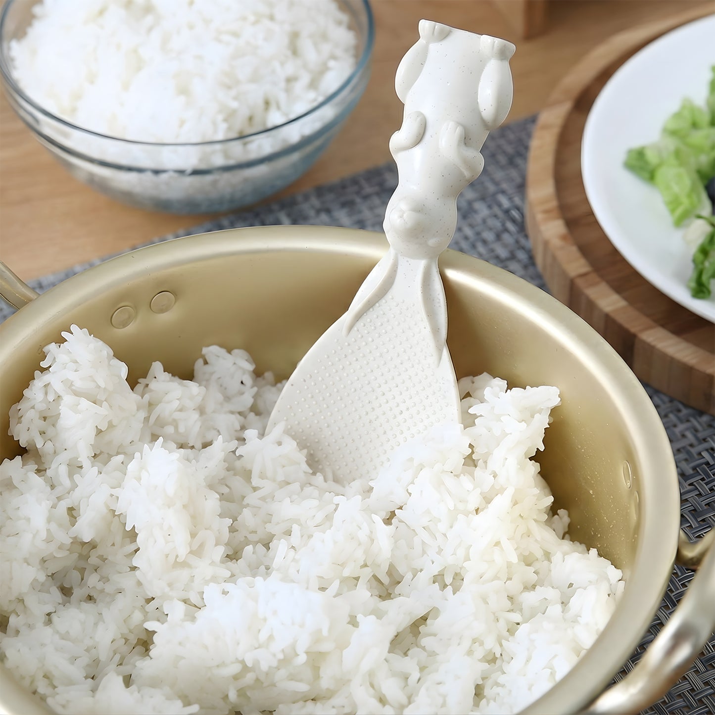 non-stick rice serving spoon with bunny handle pack of 1