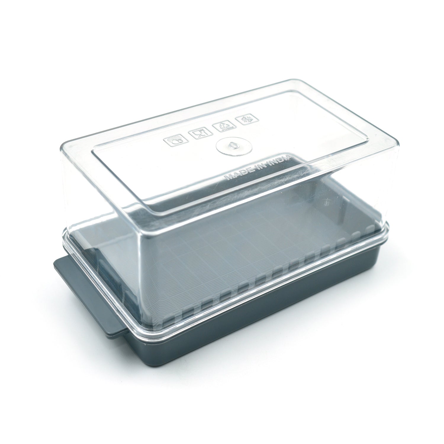 butter storage box with slicer plastic 14 cm x 9 cm x 5 cm pack of 1