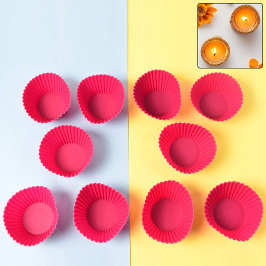 silicone cup cake mould 7x3cm pack of 10