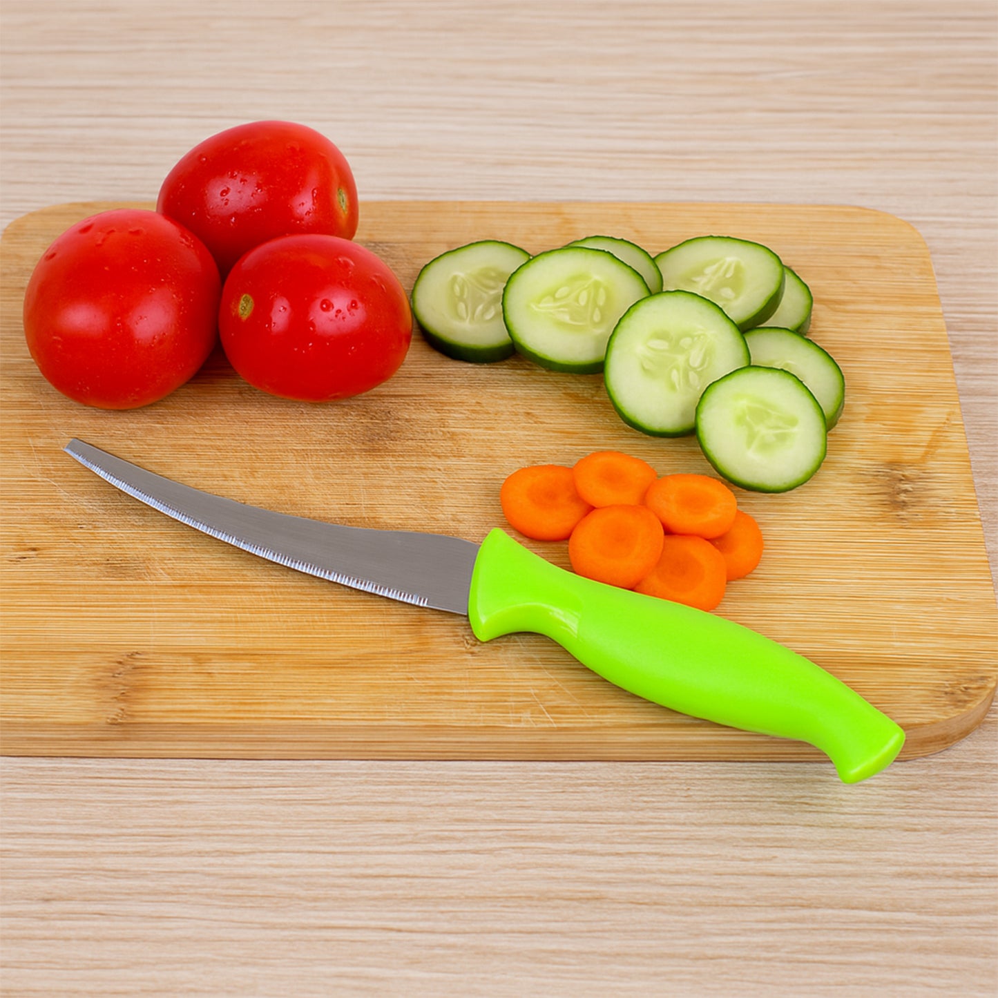 multipurpose kitchen knife 22 cm with ergonomic handle