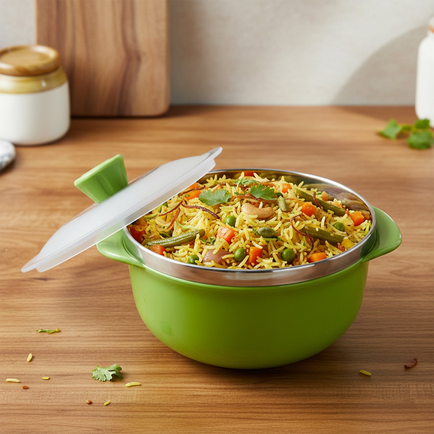 multipurpose kitchen serving bowl set 1000ml 1400ml 2200ml with lids pack of 3