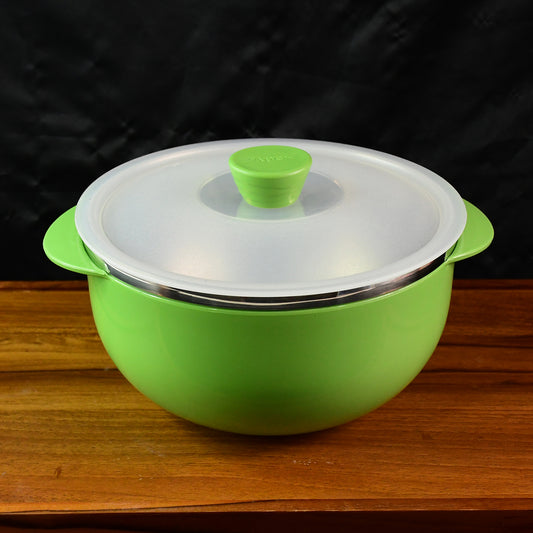 microwave-safe plastic serving bowl 2200ml with lid