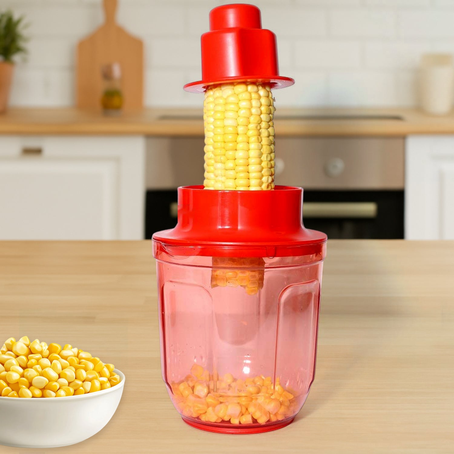 corn cutter with steel blades 12 cm for kitchen use