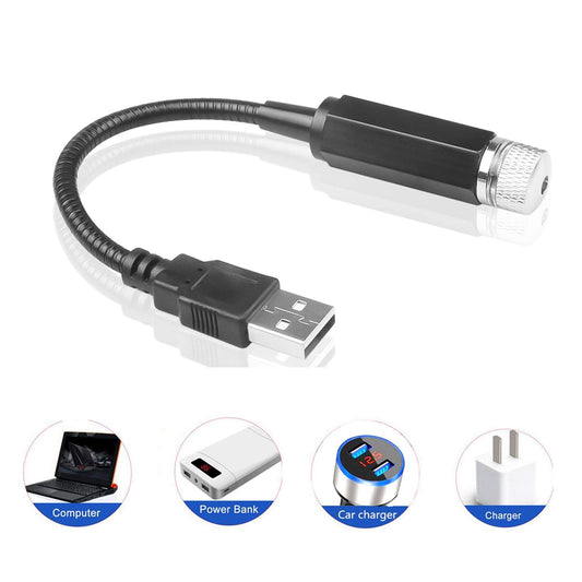 usb powered plastic galaxy night sky ambiance laser micro projector 16x11x2 cm pack of 1