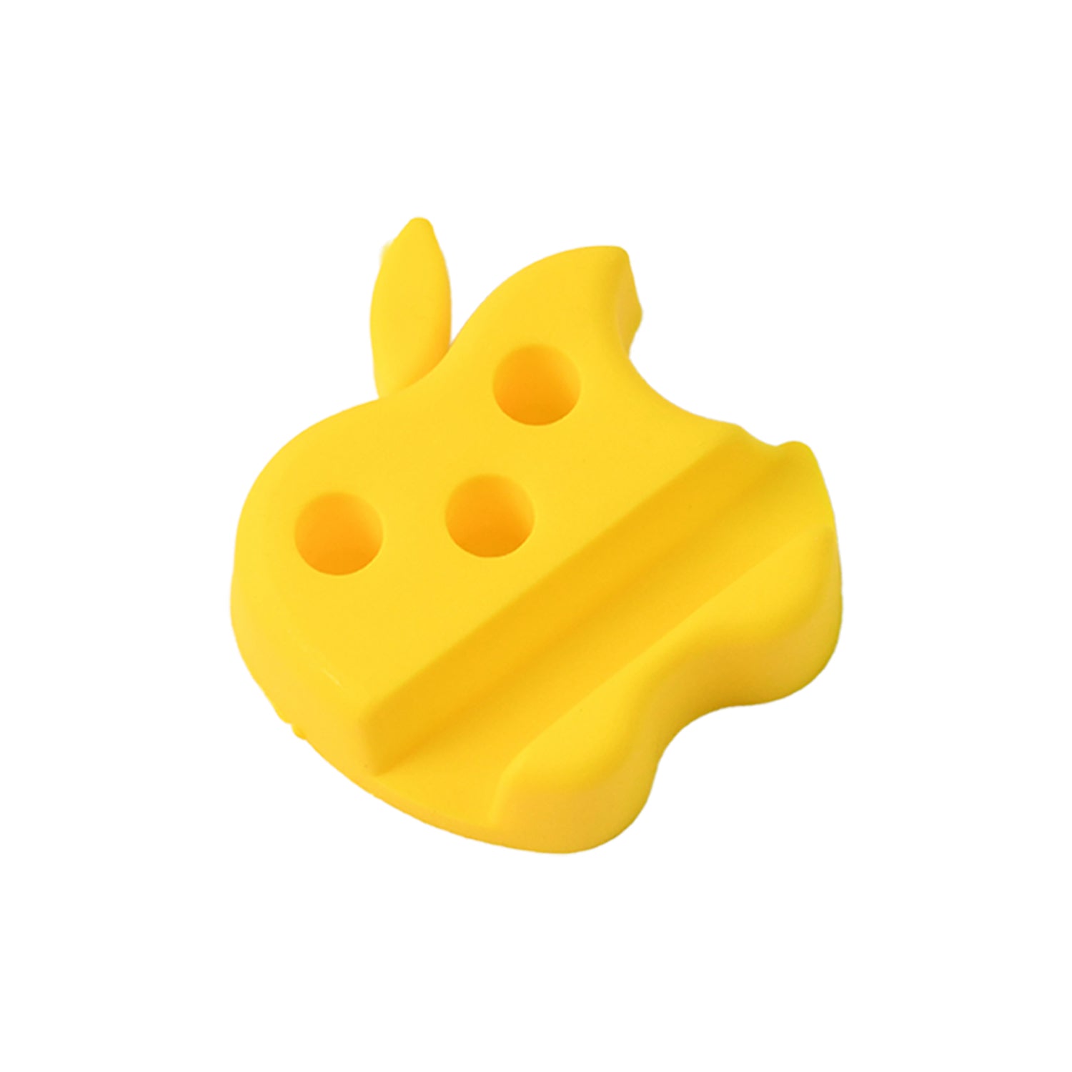 plastic apple-shaped mobile stand with pen holder pack of 1