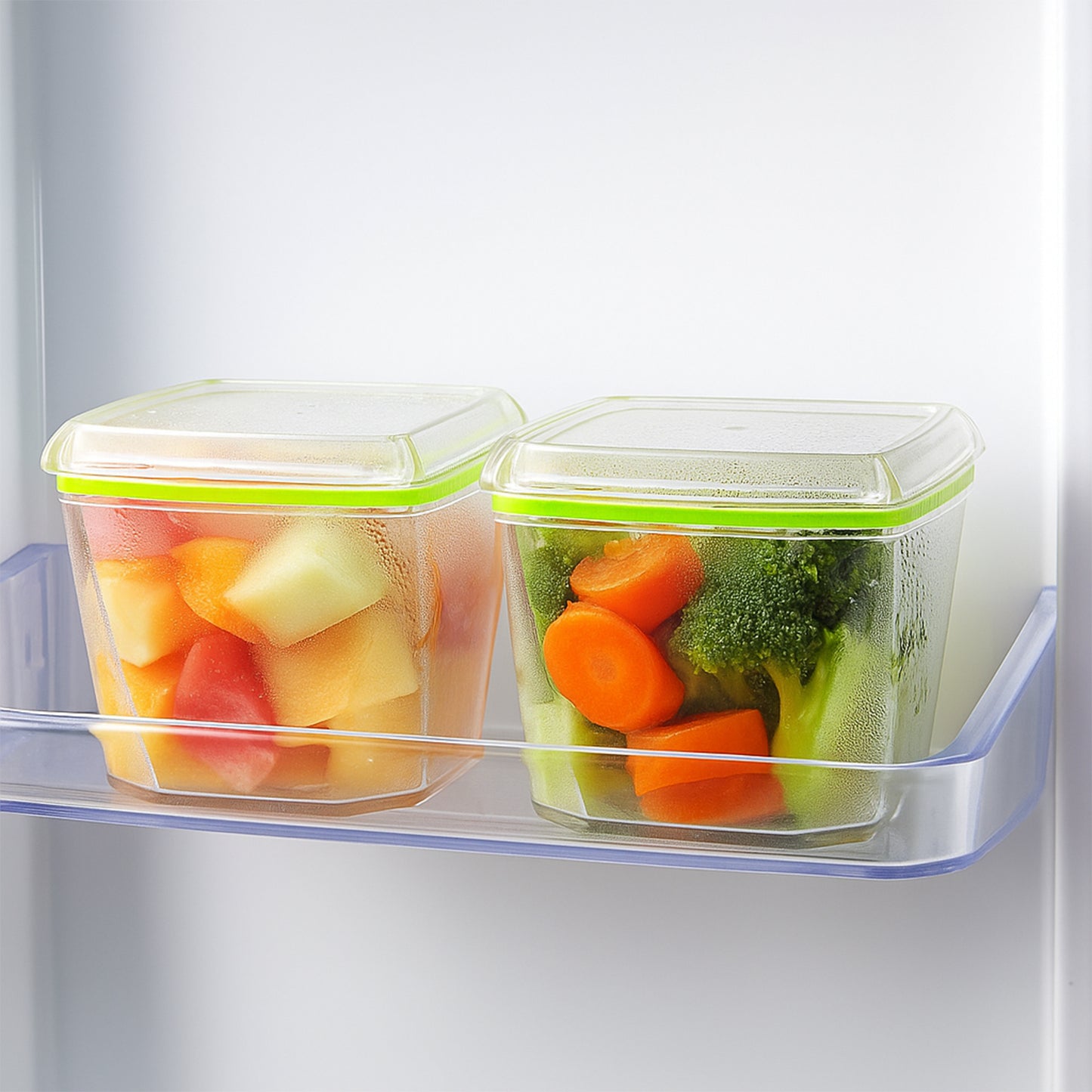 food storage containers with 500ml capacity and leak-proof lids pack of 2