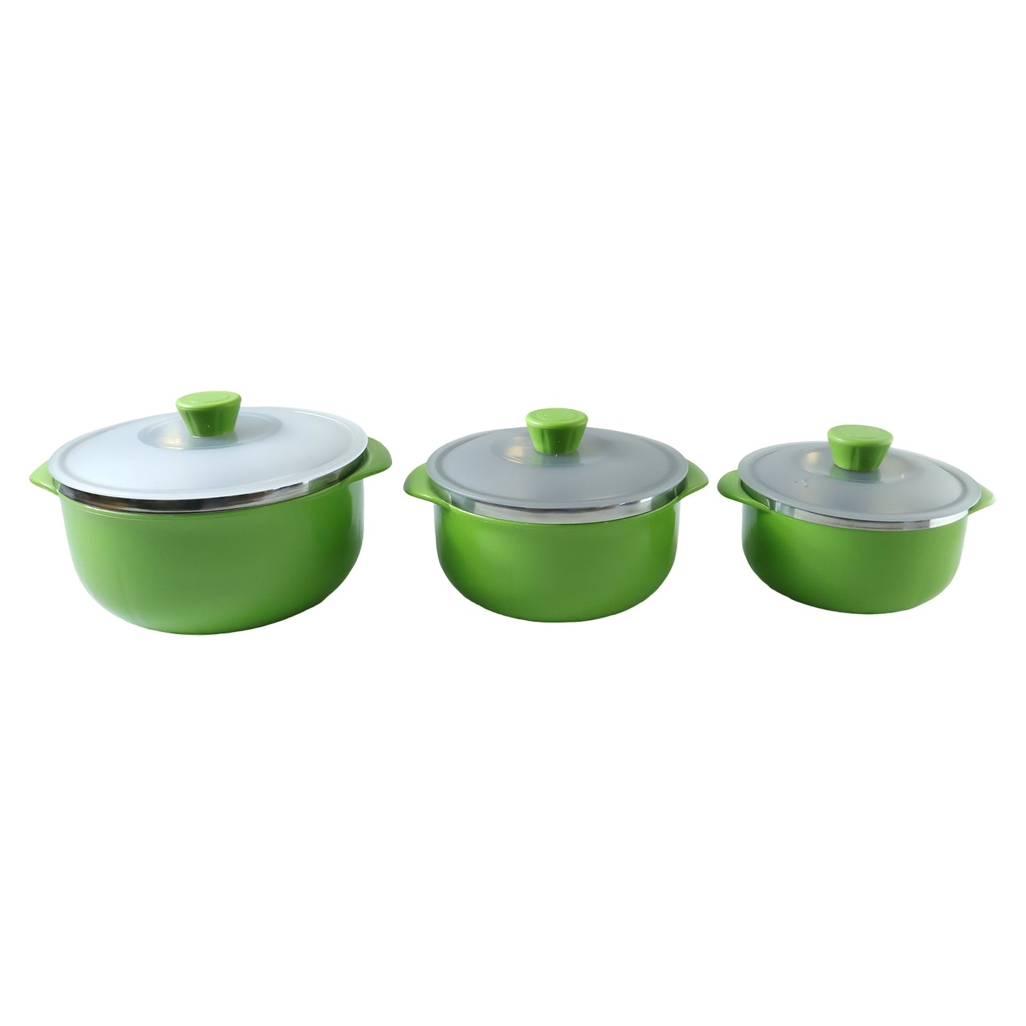 multipurpose kitchen serving bowl set 1000ml 1400ml 2200ml with lids pack of 3