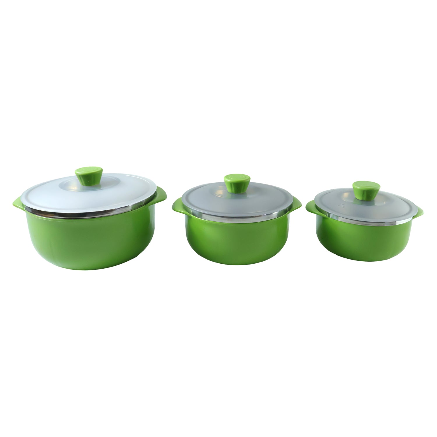 multipurpose kitchen serving bowl set 1000ml 1400ml 2200ml with lids pack of 3