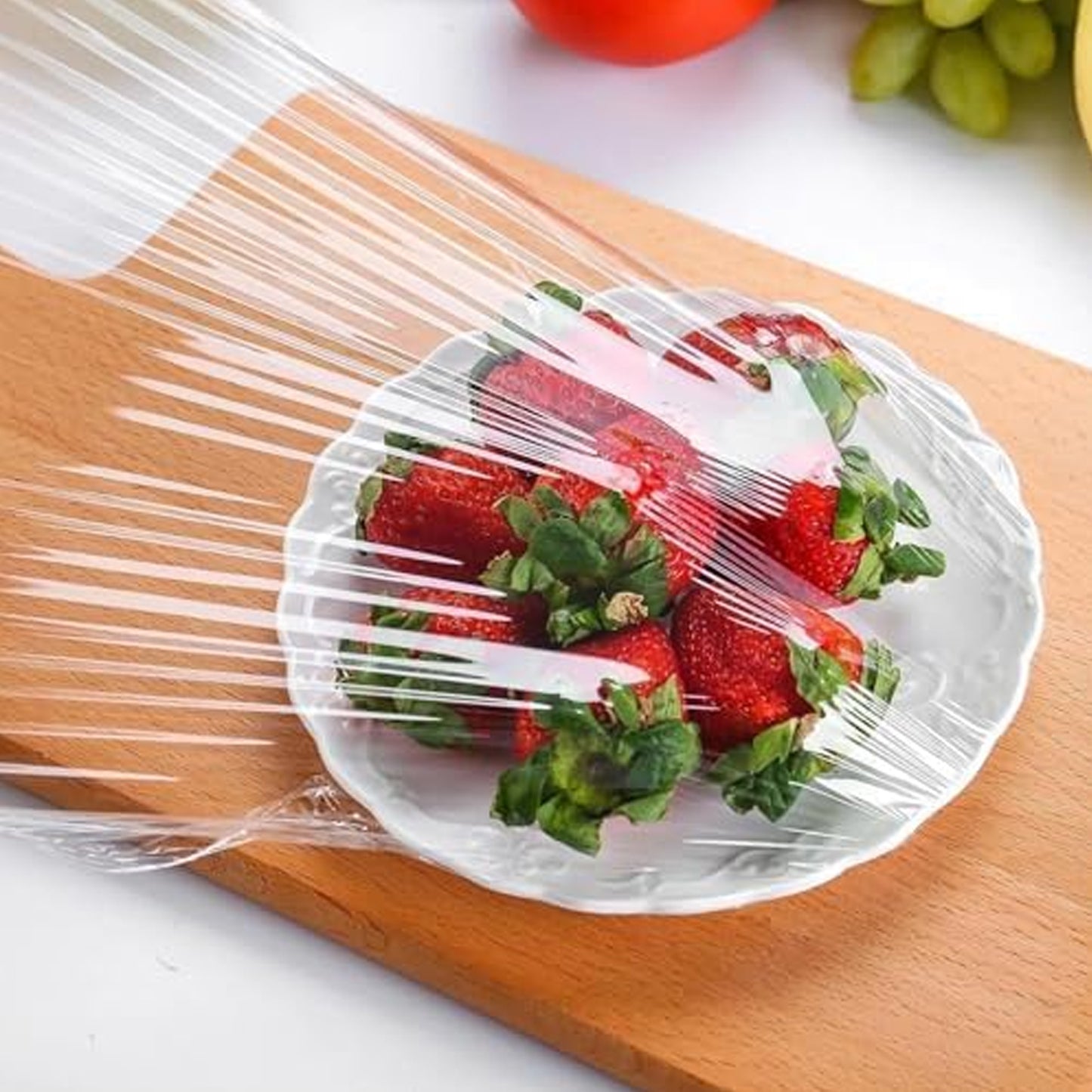 disposable elastic food storage covers 22 cm pack of 100