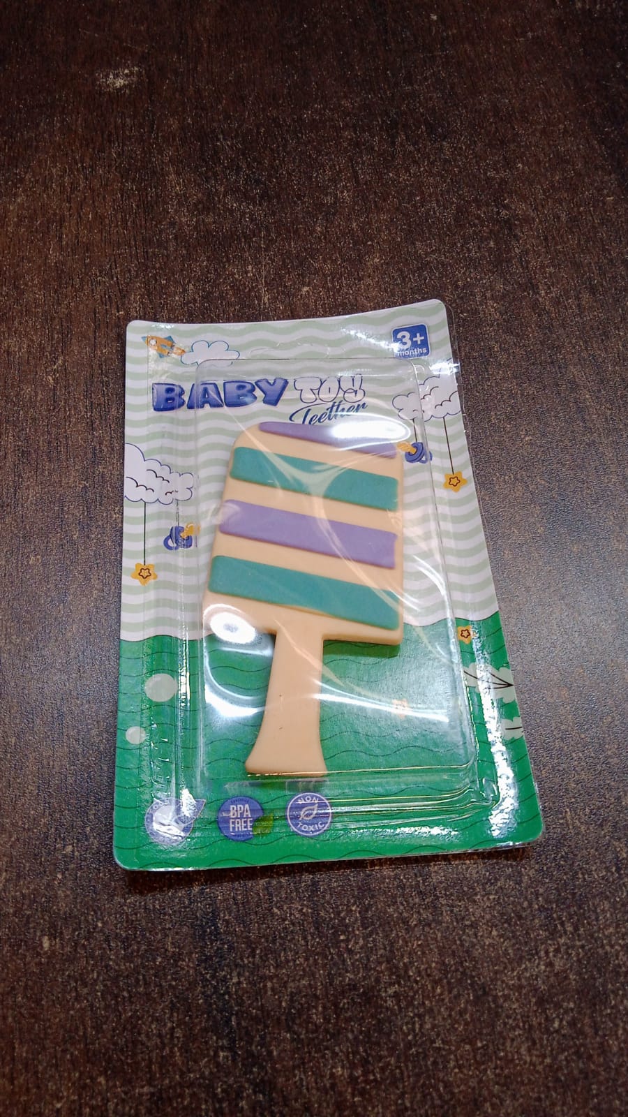 food grade silicone candy shape teether for baby 1 pc