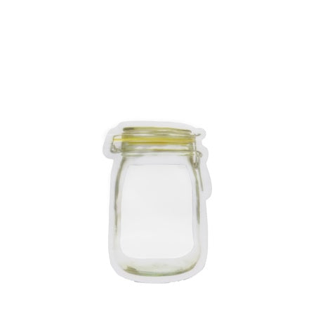 reusable airtight seal plastic food storage mason jar 150ml