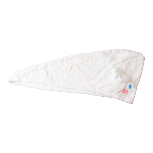 soft microfiber hair drying towel wrap button closure pack of 1