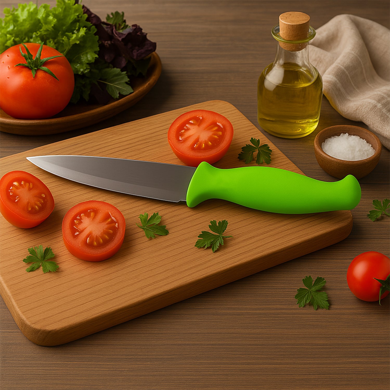 multipurpose kitchen knife 22 cm length stainless steel blade
