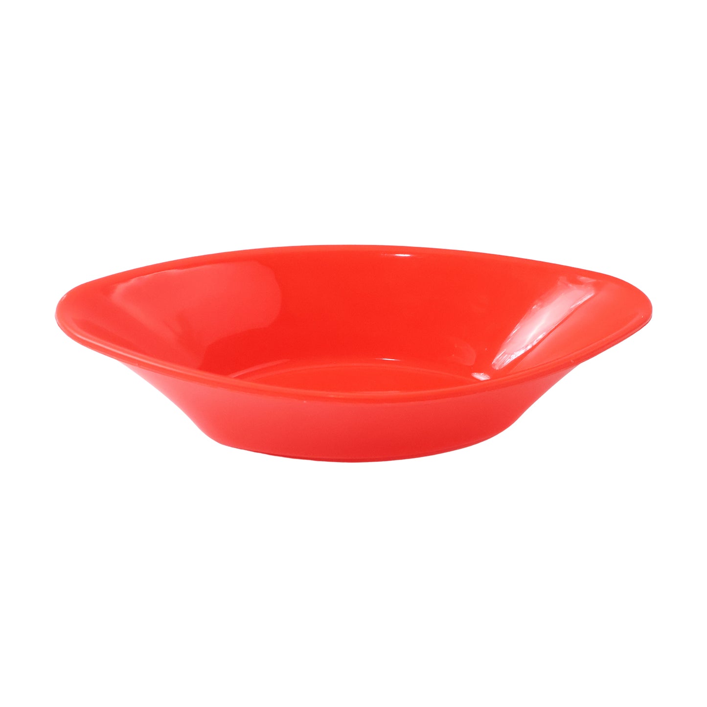 serving bowl 22 cm plastic red oval deep pack of 1
