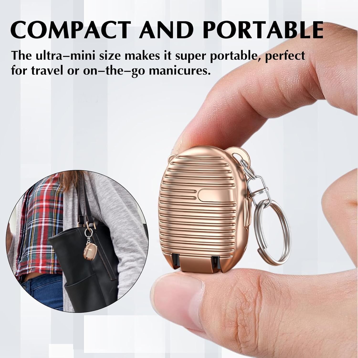 stainless steel keychain nail clipper small size pack of 1