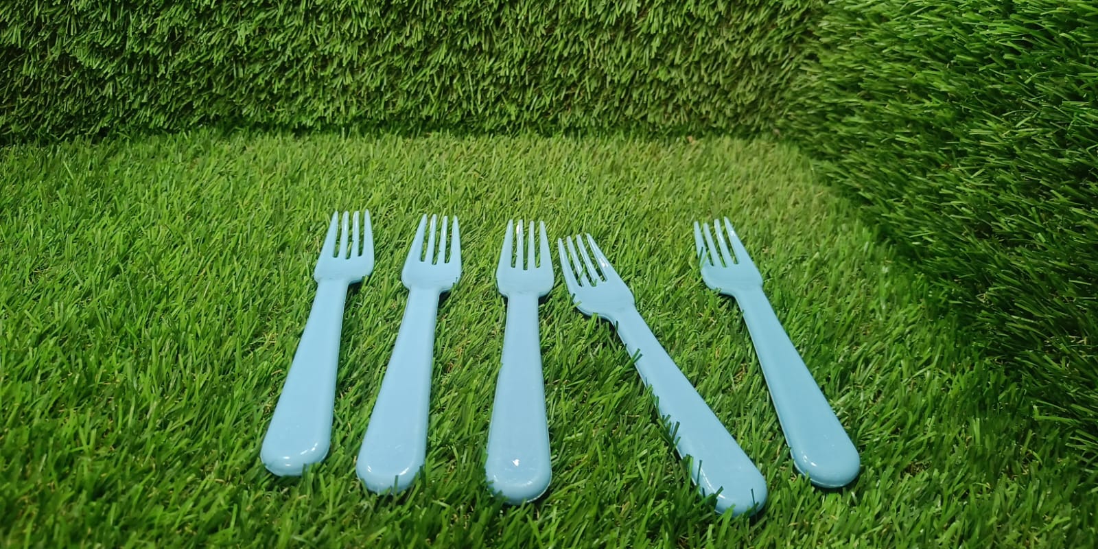 plastic forks 16 cm pack of 5 for serving food
