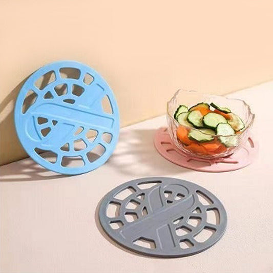 silicone coaster 9 cm for holding bowls and utensils