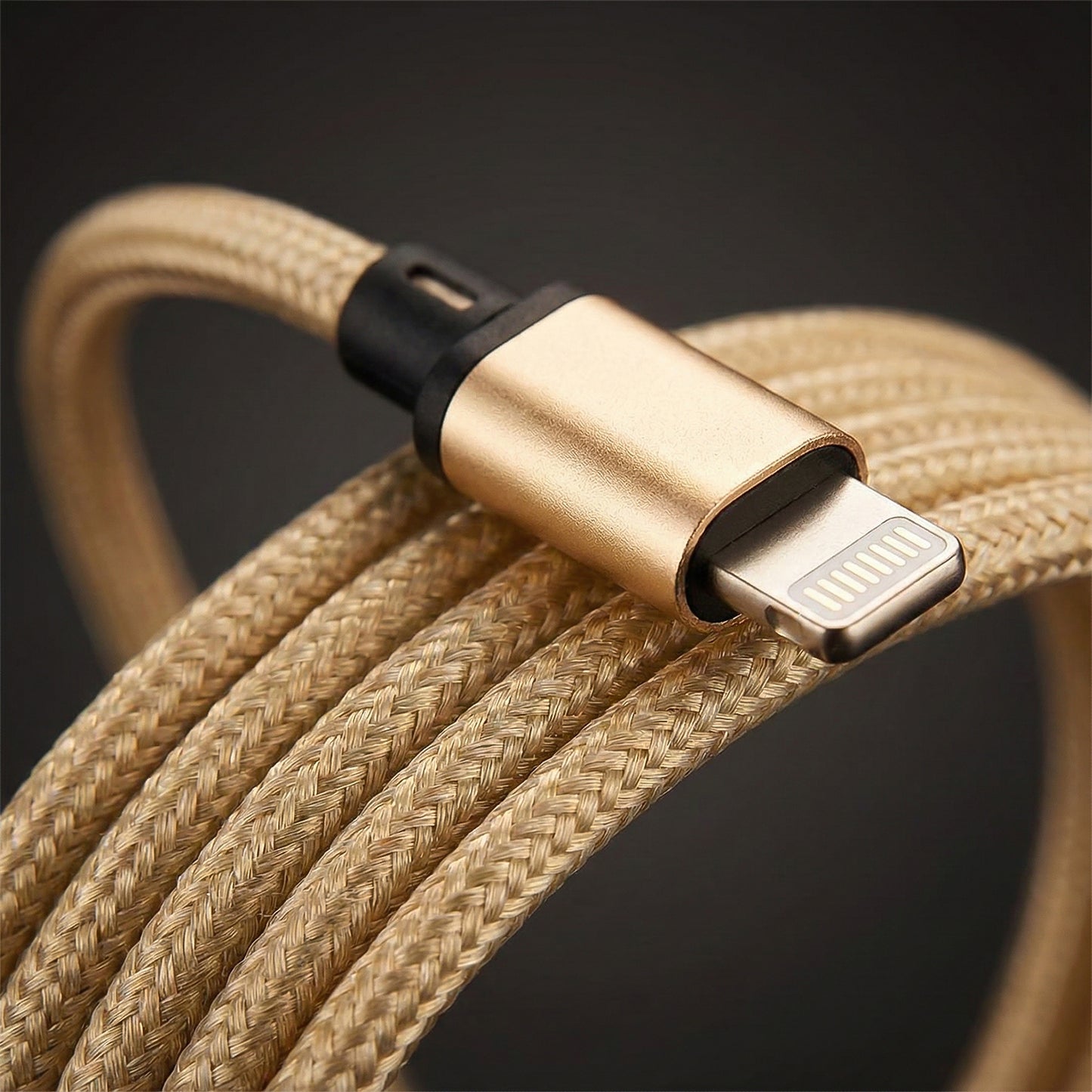 braided nylon charging cable 1 meter length pack of 1