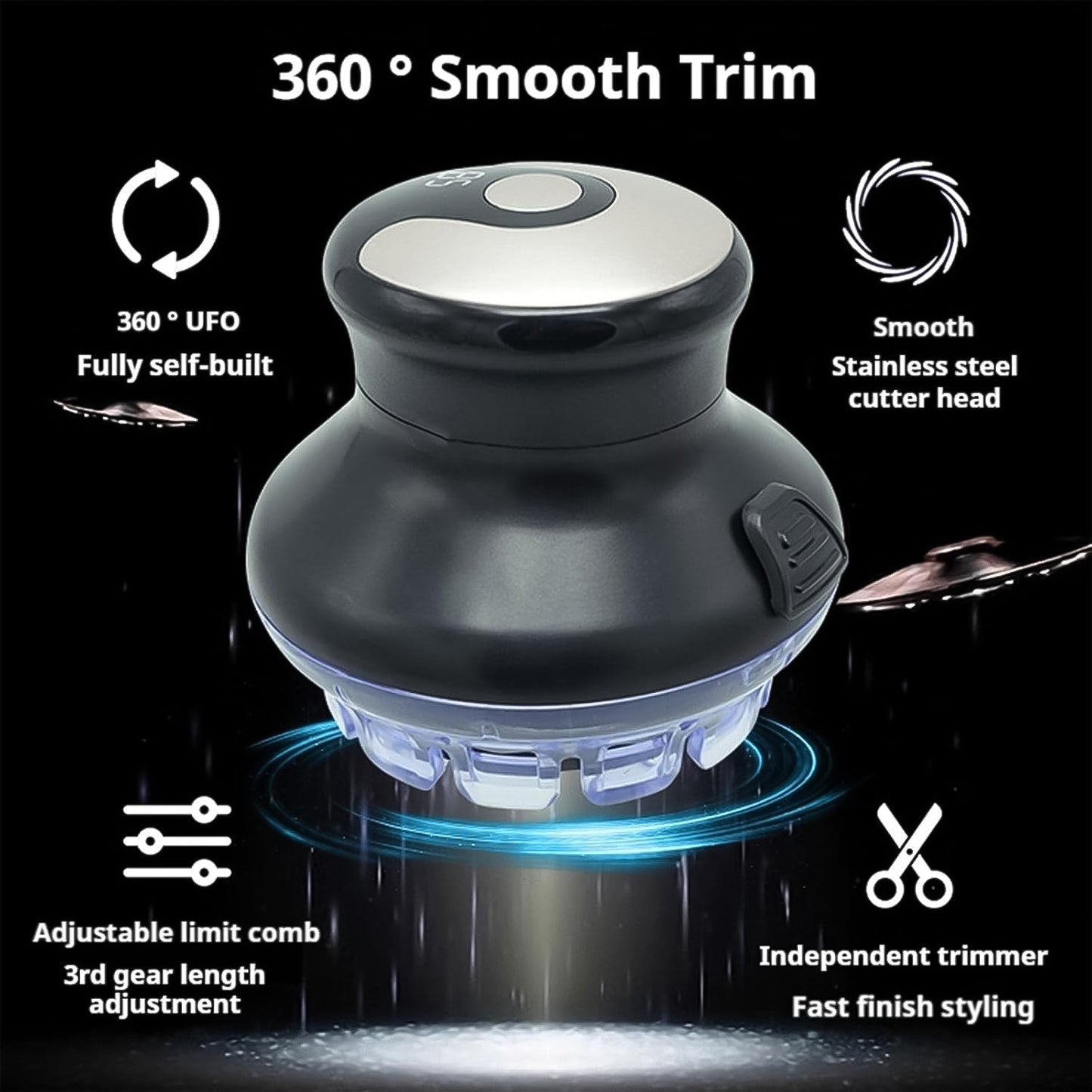 usb rechargeable cordless electric hair cutting machine 313 g pack of 1