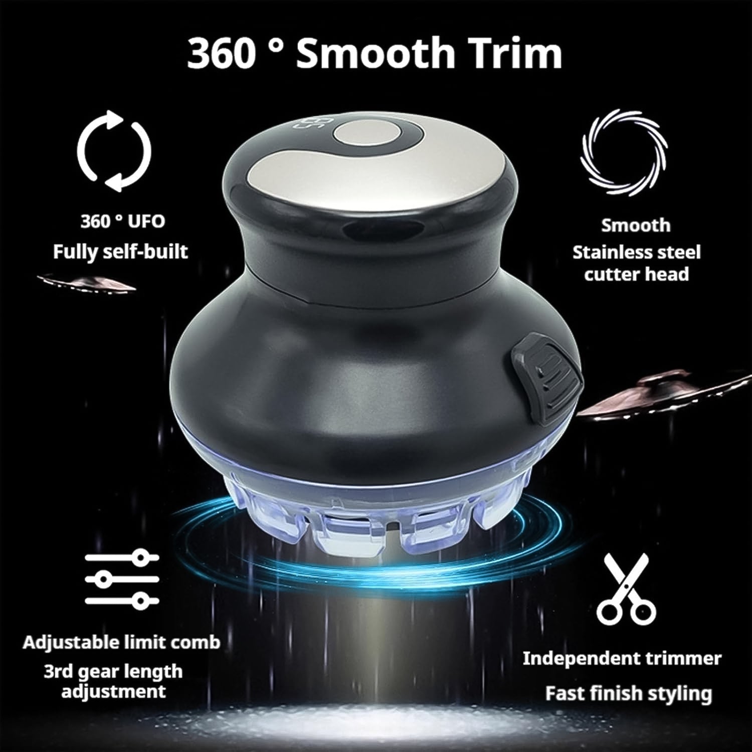 usb rechargeable cordless electric hair cutting machine 313 g pack of 1