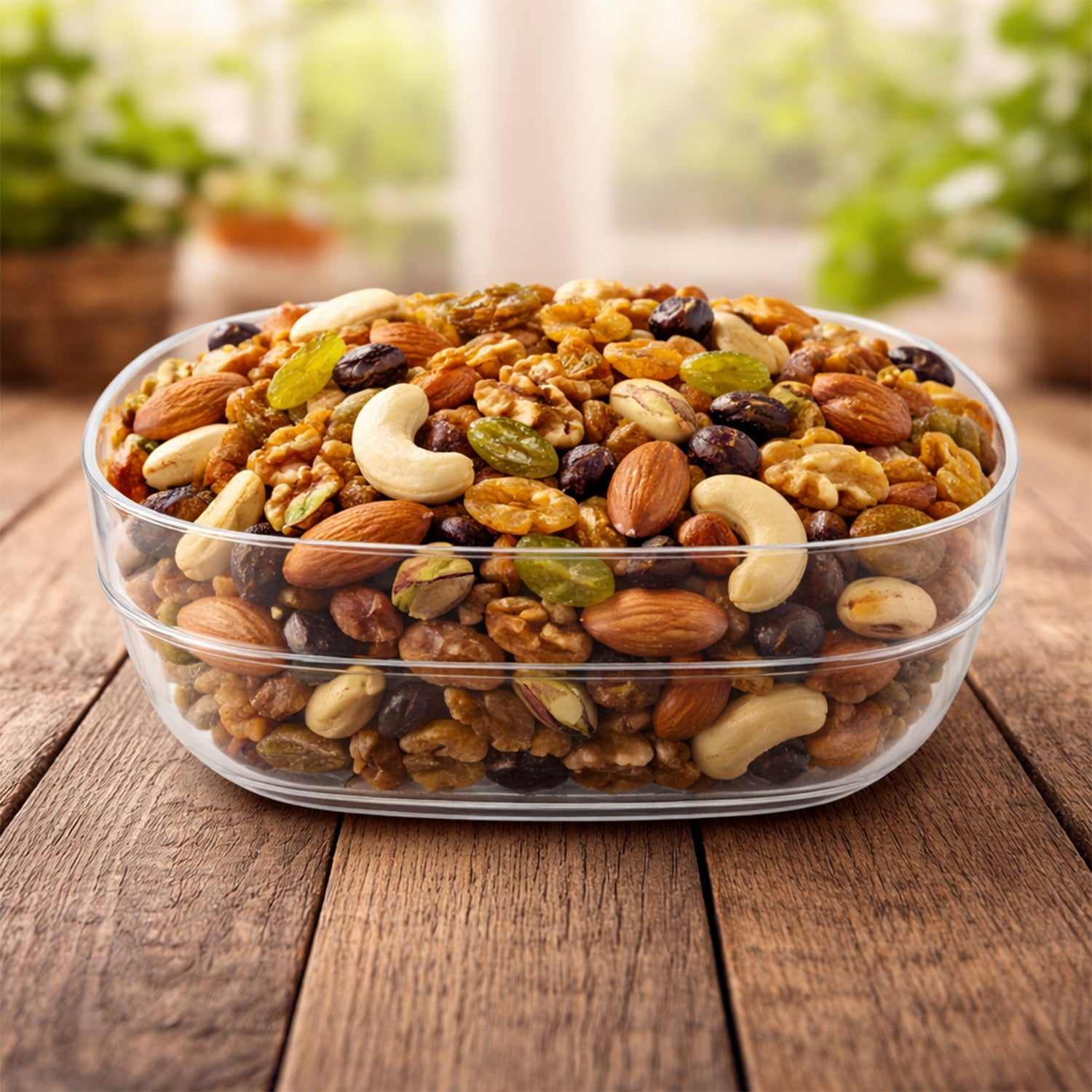 Transparent Multipurpose Serving Bowl Set (4 Pc Set)