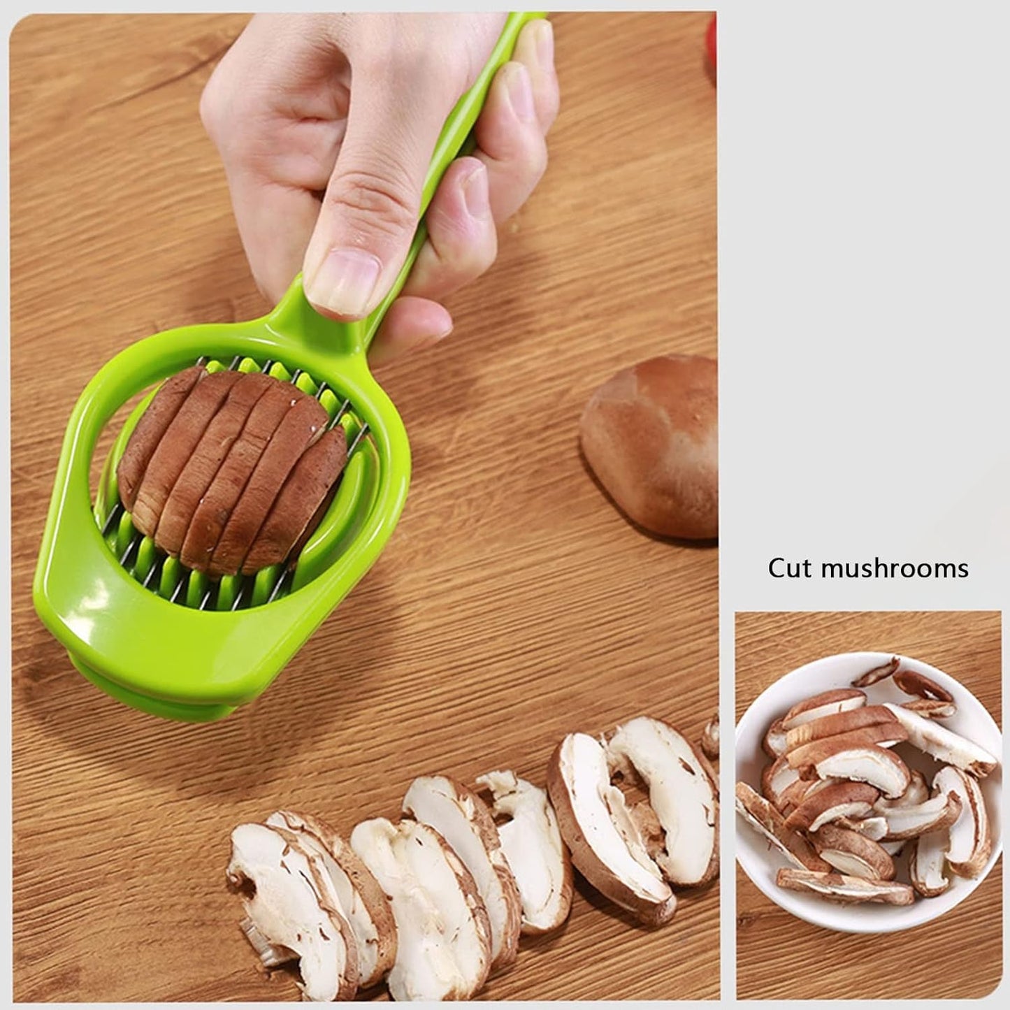 multipurpose slicer 19 cm with stainless steel blades and ergonomic handle