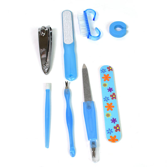 durable plastic 8 in 1 manicure set for nail care pack of 1