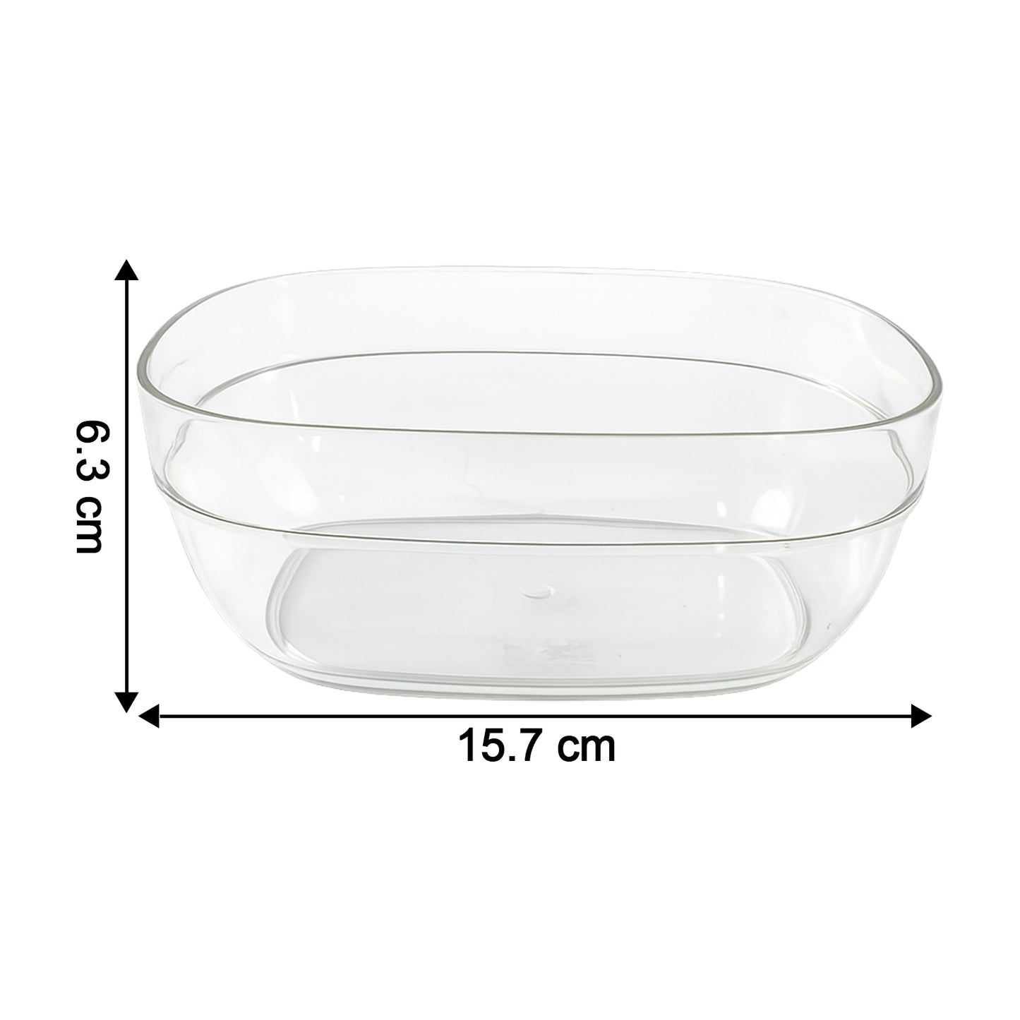 Transparent Multipurpose Serving Bowl Set (4 Pc Set)