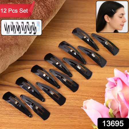 metal hair clips durable metal pack of 12