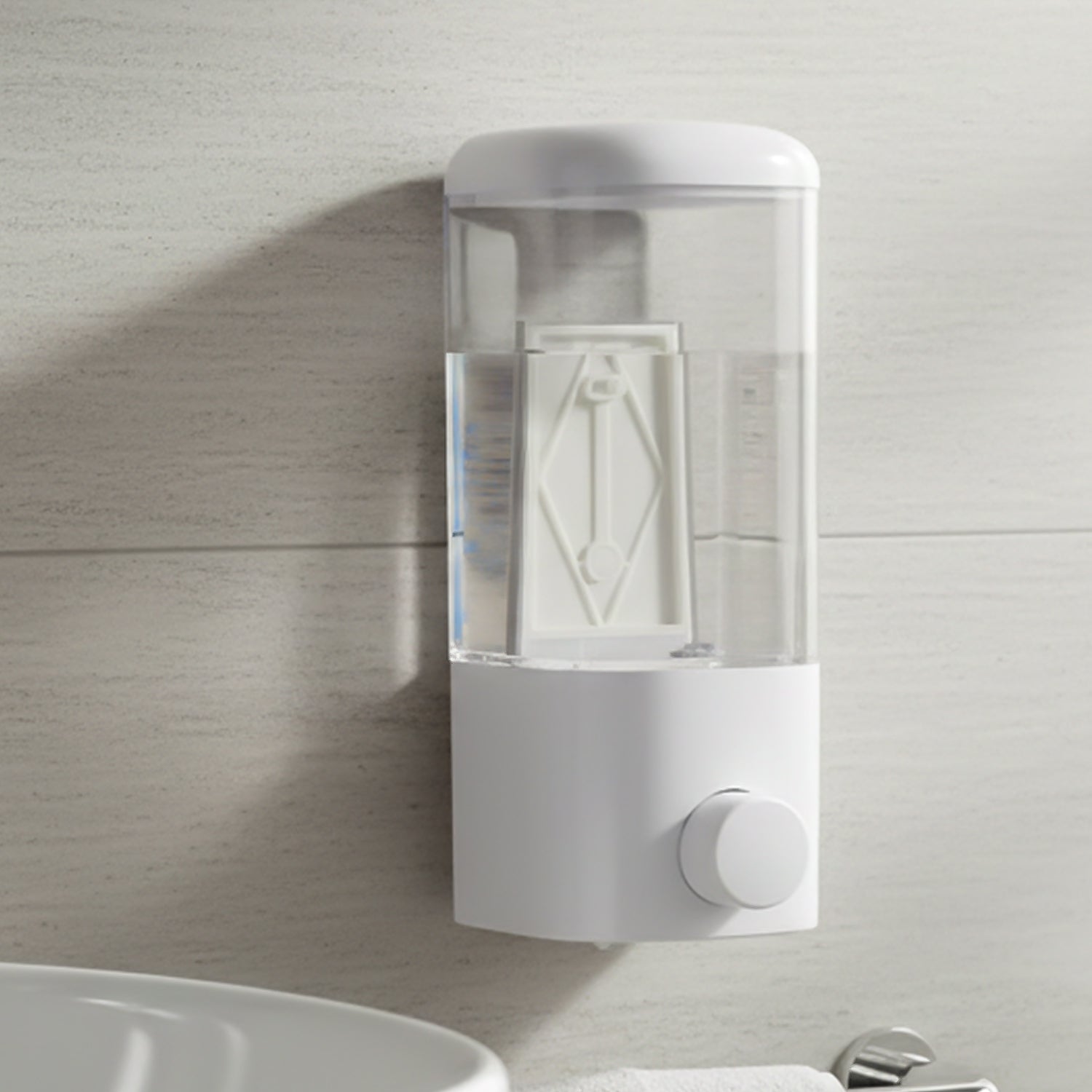 Wall Mount Liquid Soap And Hand Wash Dispenser 500 Ml (1 Pc)